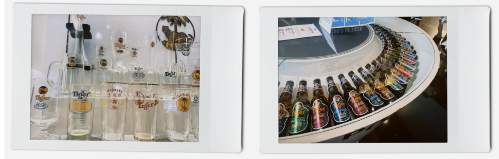 タイガービール工場見学。ビジターセンターの様子。