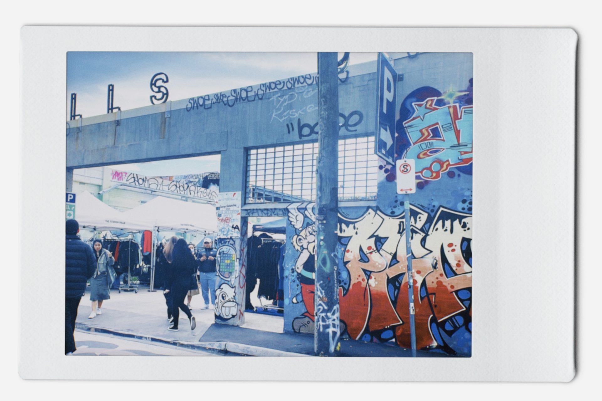 フィッツロイ・Fitzroy Marketの様子。