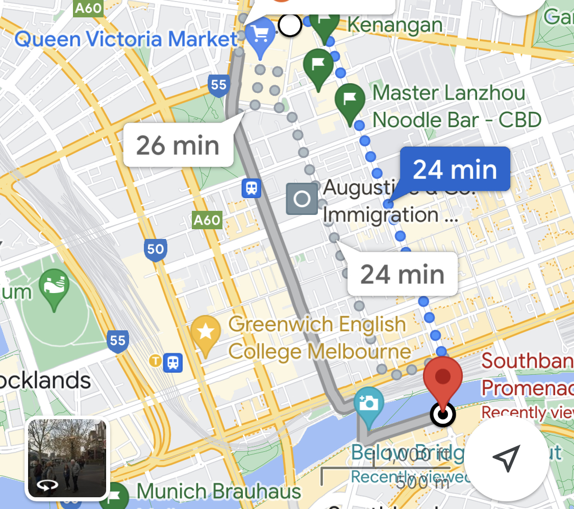 メルボルンのお勧め散歩ルート１