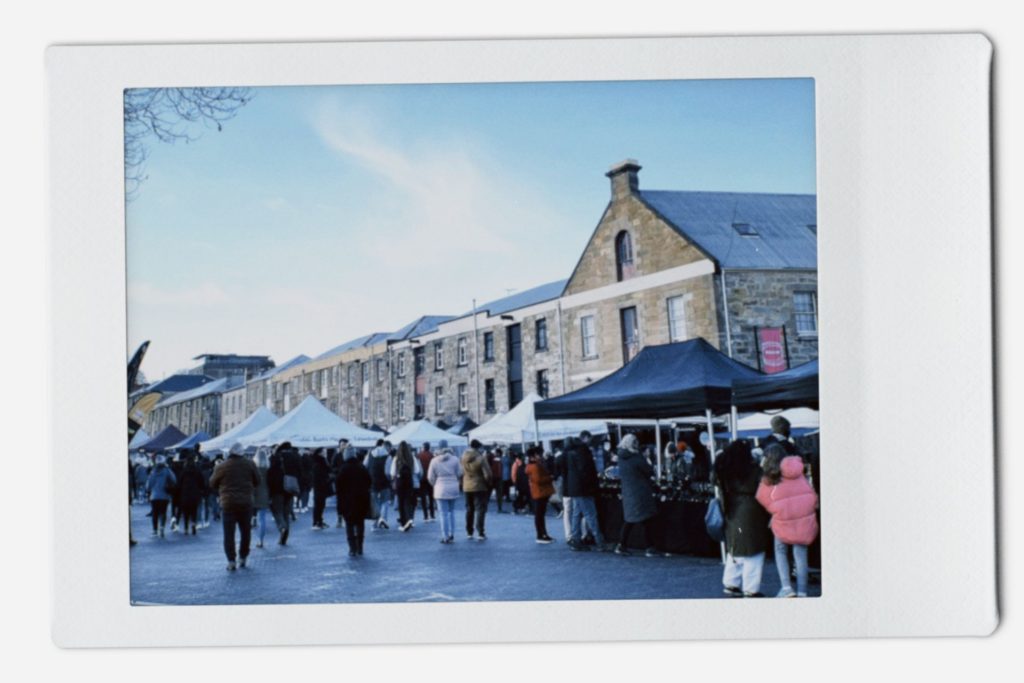 コピペで簡単・旅行プラン -タスマニア編-サラマンカマーケットの様子