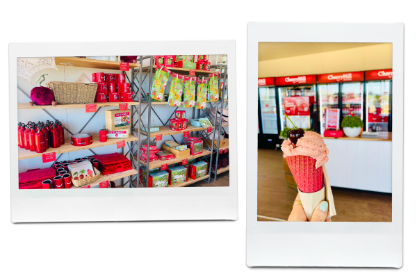 さくらんぼ狩りとメルボルン。ギフトショップの様子。