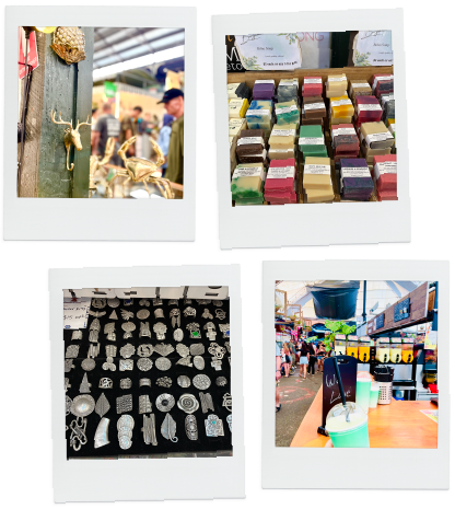 フリーマントルマーケット場内の様子。