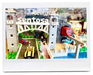 レゴで再現されたセントーサ島。