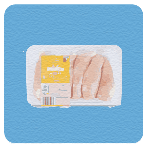 高タンパク。ALDIの鶏胸肉。