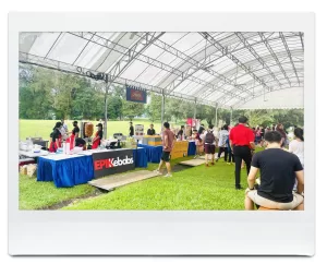 物販ブースの様子