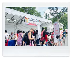 チケットブースの様子