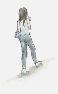 ヨガウェアのシンガポーリアン。